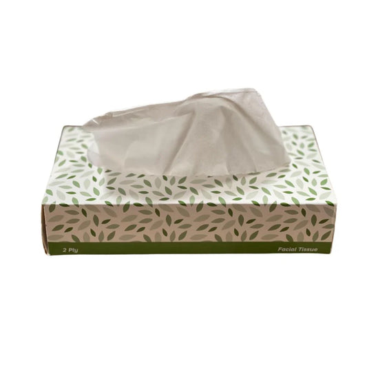 Facial Tissue – Premium 2-Ply, Soft & Durable, 100 Sheets per Box, 72 Boxes per Case
