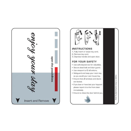 Key Card – Glossy Finish with Magnetic Stripe, 500/Case