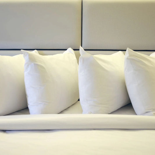 King Pillow Case – Plain White, 21" x 42", T-200, Cotton/Poly Blend, 6 Dozen/Case