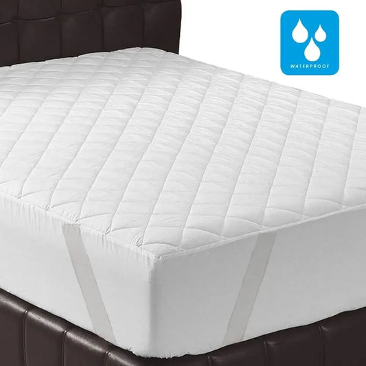 54"x80"+12" up to 15" Waterproof Mattress Pad – Full XL, 8 oz Fill, Full Elastic, A/B Construction, 6" Diamond Quilt (PREMIUM)